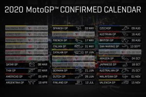 2020 Confirmed MotoGP™ Calendar